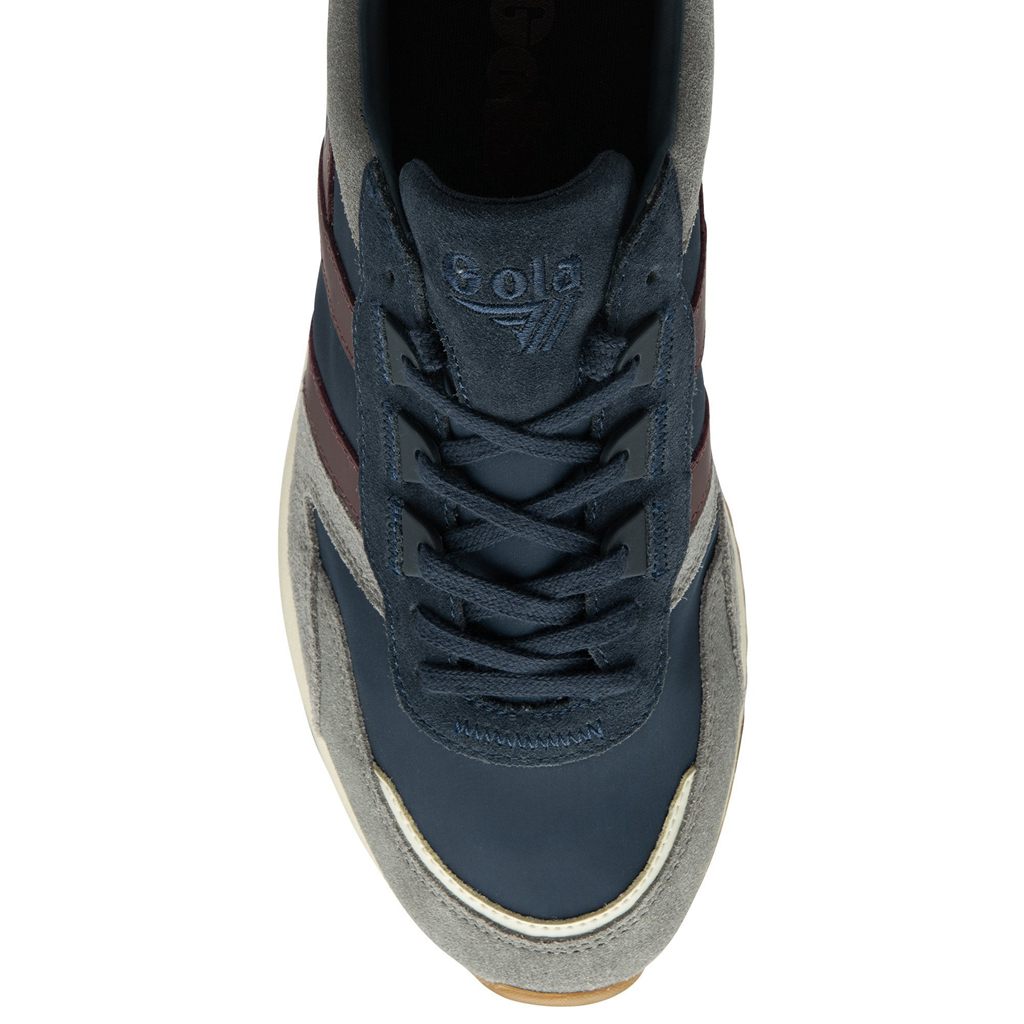 Gola Classics Chicago Sneakers Tmavě Blankyt Vínové CZ | YWSU-38152