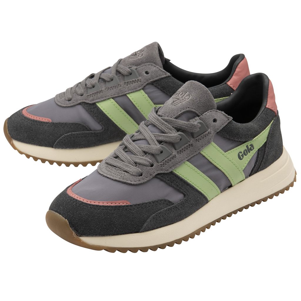 Gola Classics Chicago Sneakers Zelene Koralove Růžové CZ | KQGO-69348