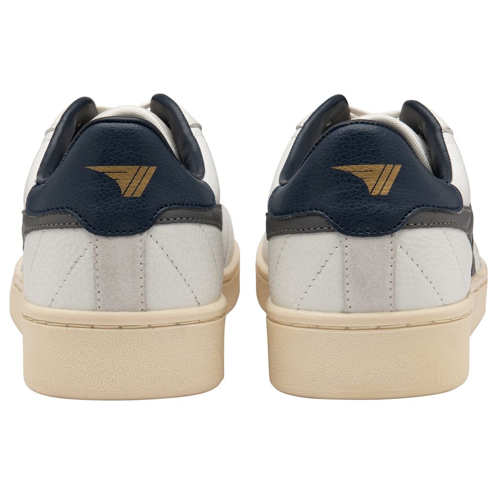 Gola Classics Contact Leather Sneakers Bílé Tmavě Blankyt CZ | INQM-71043