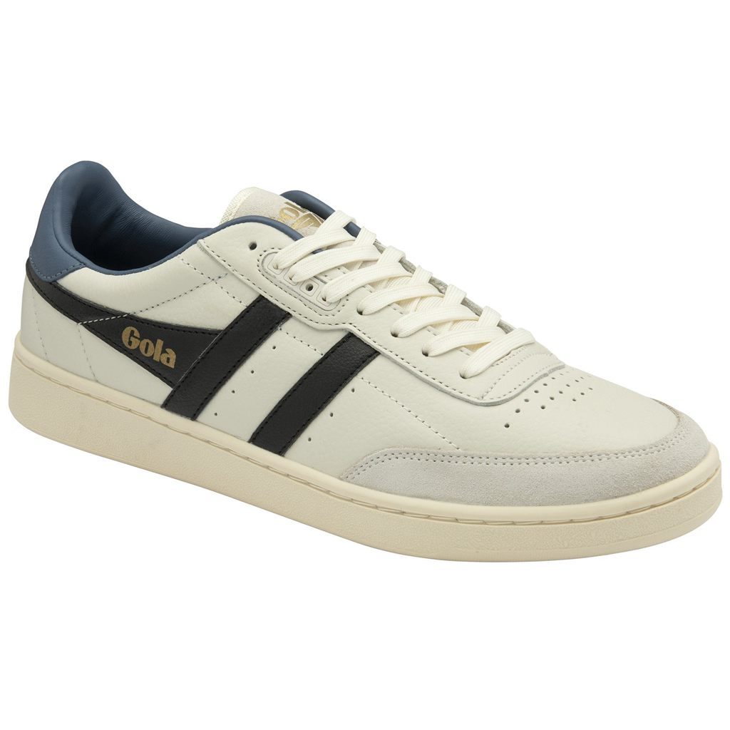 Gola Classics Contact Leather Sneakers Bílé Černé CZ | NJFT-80471