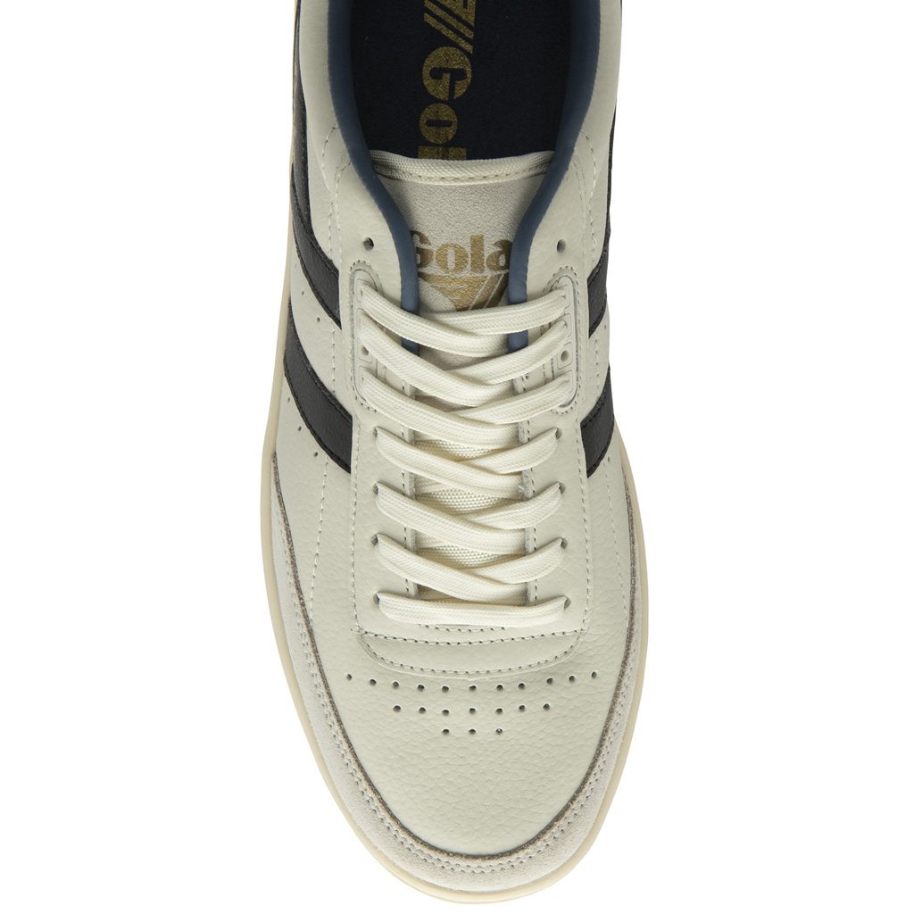 Gola Classics Contact Leather Sneakers Bílé Černé CZ | NJFT-80471