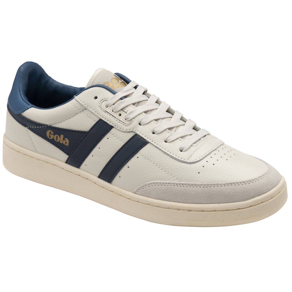 Gola Classics Contact Leather Sneakers Bílé Tmavě Blankyt Blankyt CZ | OZMJ-68490