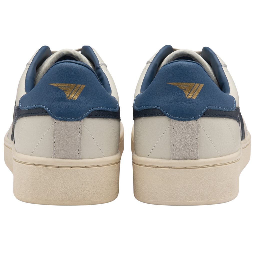 Gola Classics Contact Leather Sneakers Bílé Tmavě Blankyt Blankyt CZ | OZMJ-68490