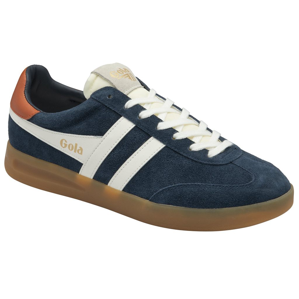 Gola Classics Cyclone Sneakers Tmavě Blankyt Bílé Oranžové CZ | DHGR-14037