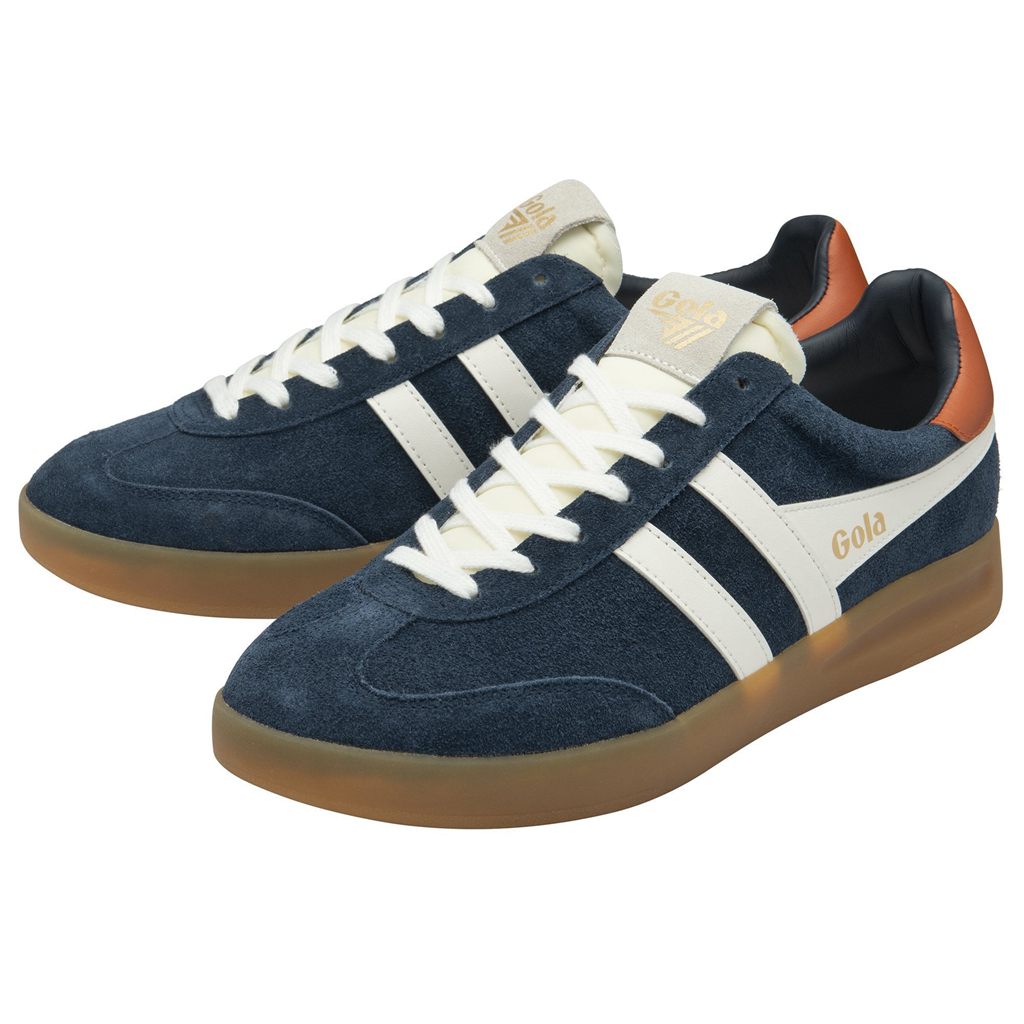 Gola Classics Cyclone Sneakers Tmavě Blankyt Bílé Oranžové CZ | DHGR-14037