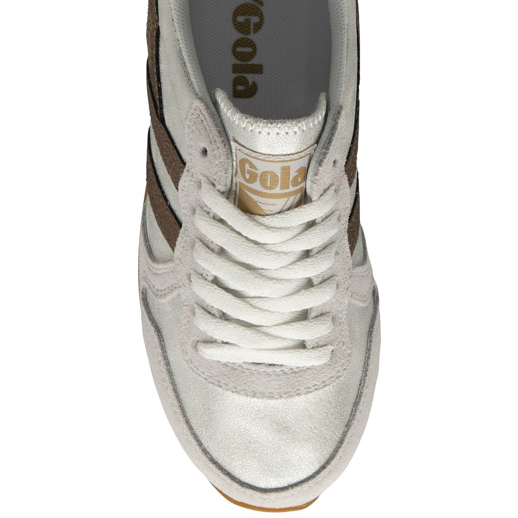 Gola Classics Daytona Blaze Sneakers Bílé Měď Tmavě Blankyt CZ | HGFU-59647