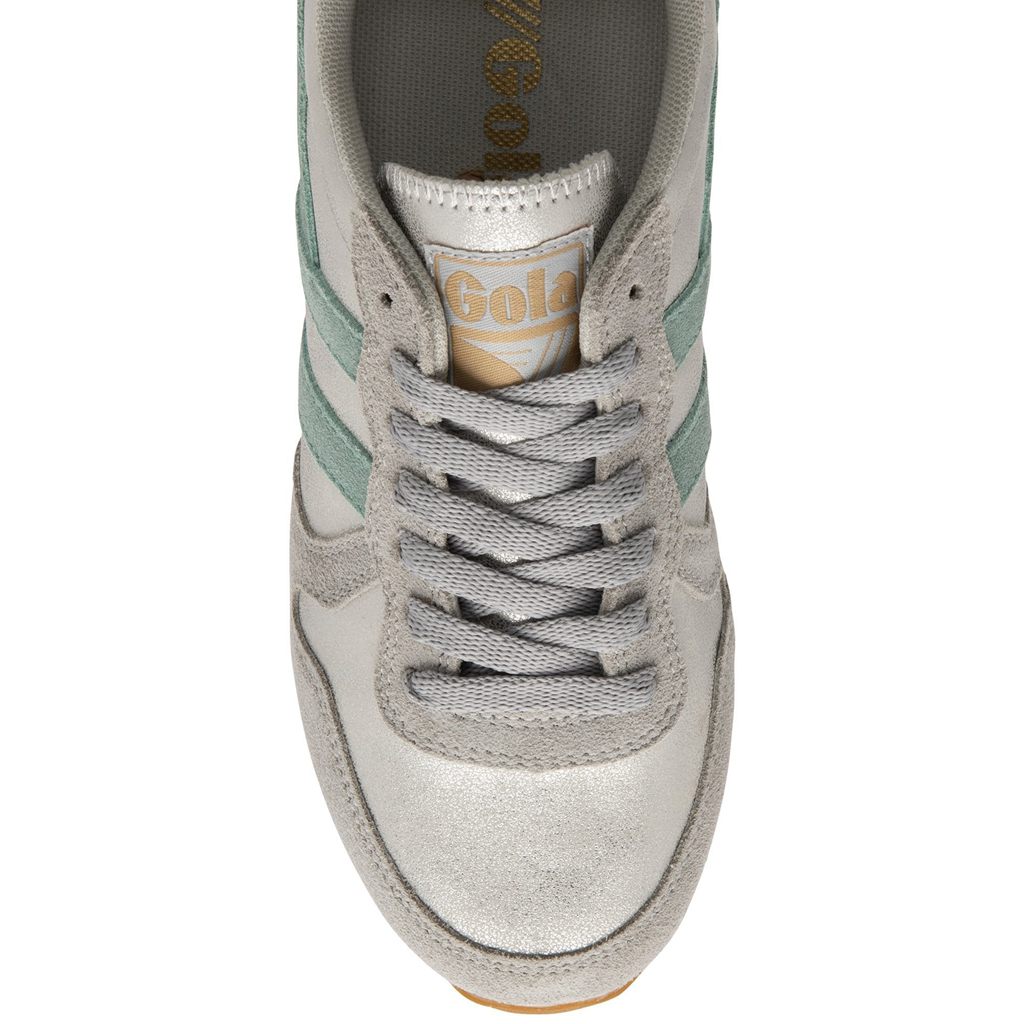 Gola Classics Daytona Blaze Sneakers Stříbrné Zelene Šedé CZ | BSPU-90325