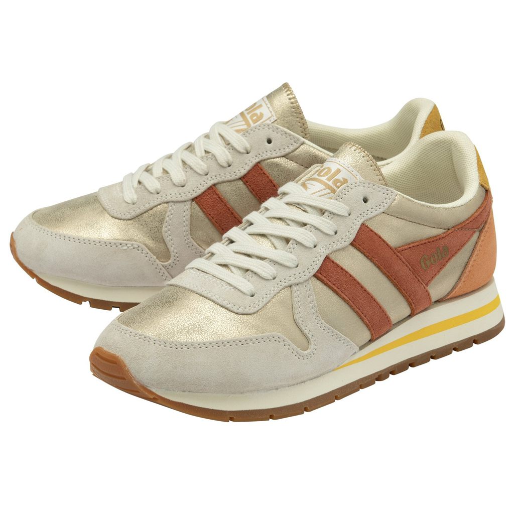 Gola Classics Daytona Blaze Sneakers Zlaté Oranžové CZ | TQBJ-82015