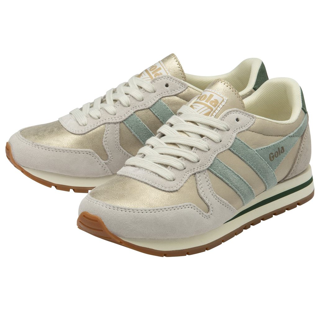Gola Classics Daytona Blaze Sneakers Zlaté Zelene CZ | PJVW-17506