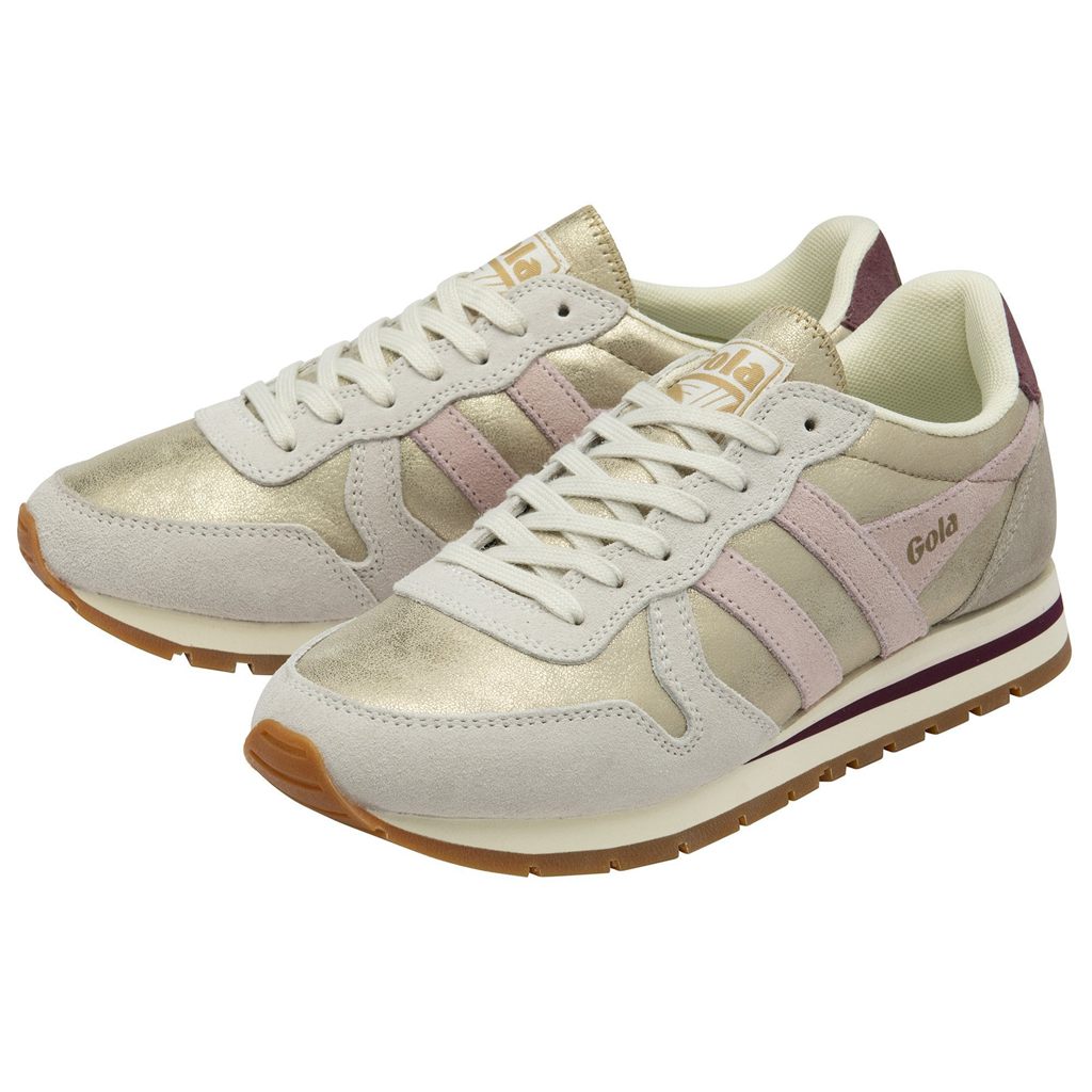 Gola Classics Daytona Blaze Sneakers Zlaté Růžové CZ | QTUY-69015