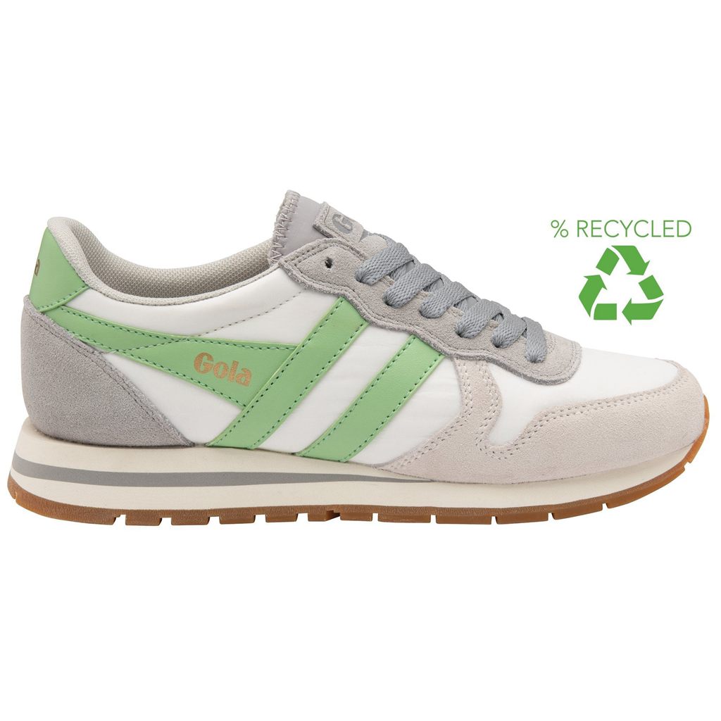 Gola Classics Daytona Chute Sneakers Bílé Světle Šedé Zelene CZ | NCDV-56709