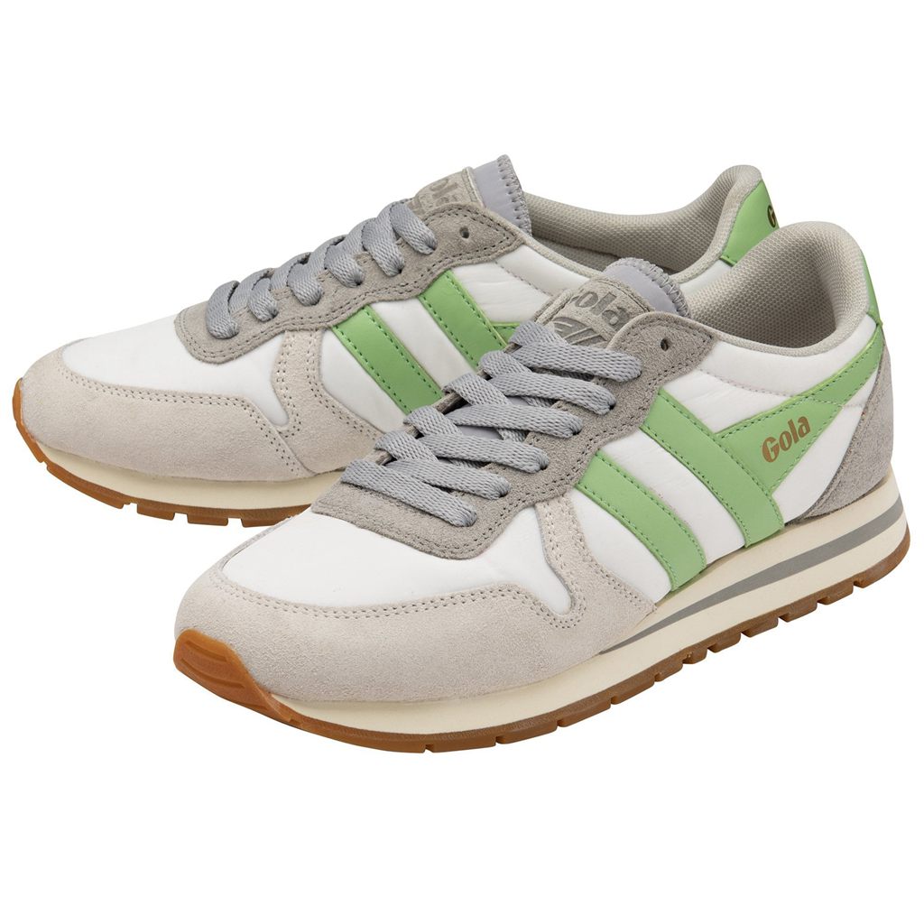 Gola Classics Daytona Chute Sneakers Bílé Světle Šedé Zelene CZ | NCDV-56709