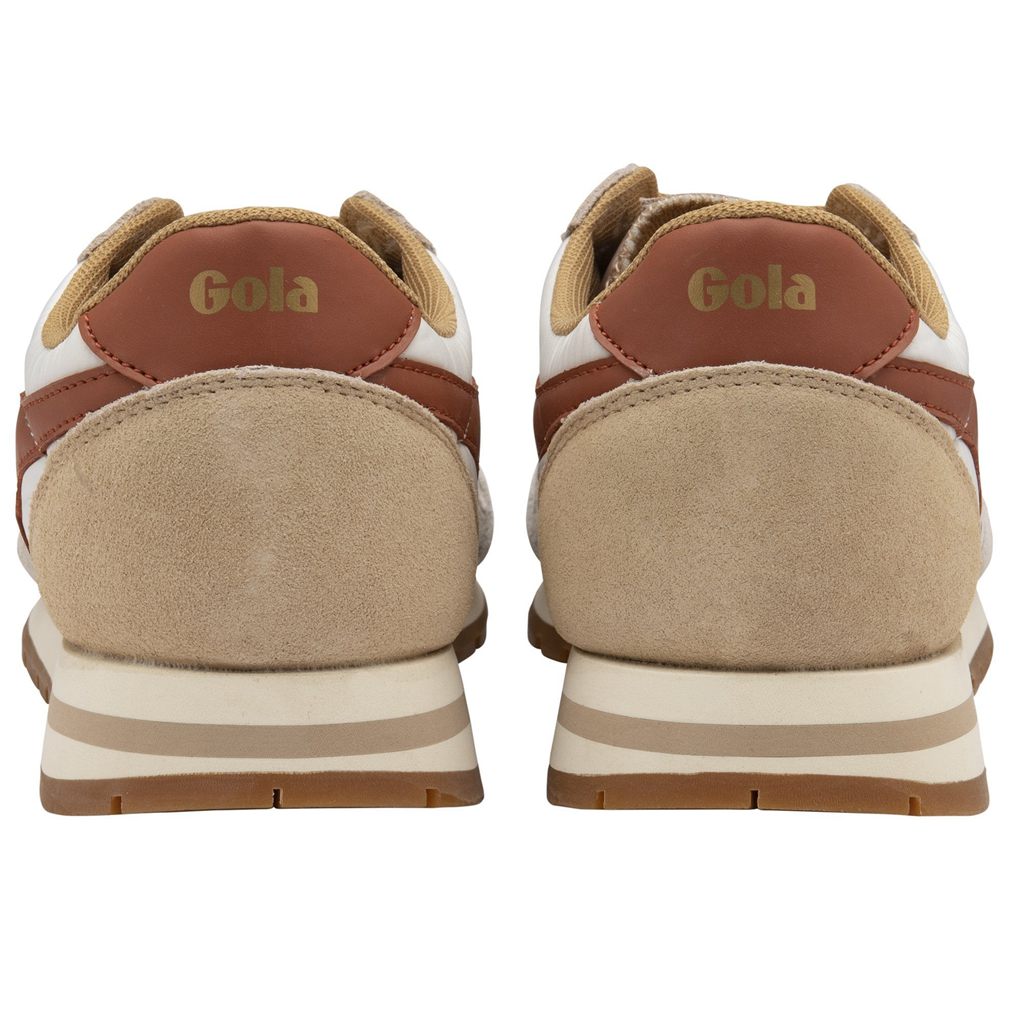 Gola Classics Daytona Chute Sneakers Bílé Oranžové CZ | BQYS-52409