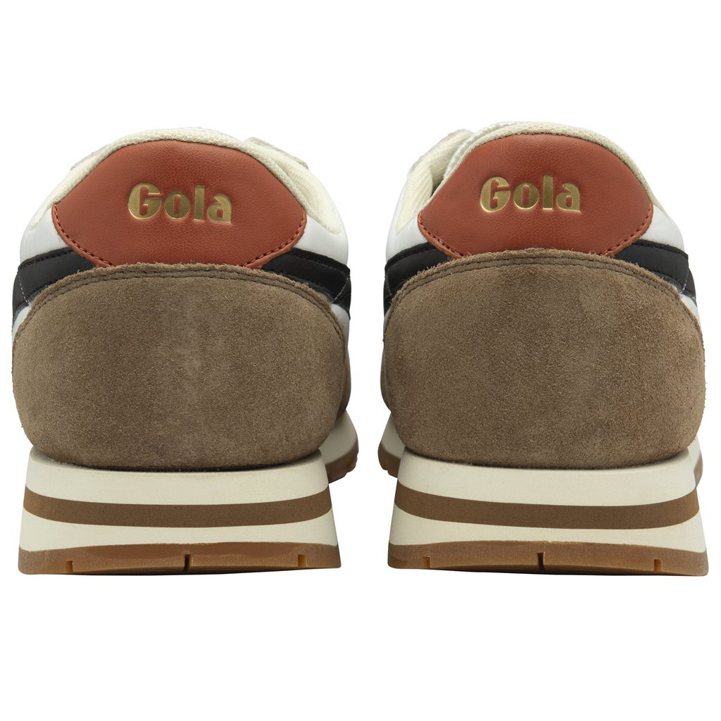 Gola Classics Daytona Chute Sneakers Bílé Černé CZ | GUKB-30491