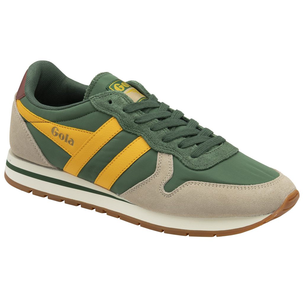Gola Classics Daytona Chute Sneakers Evergreen Bone Sun CZ | HIUA-93472