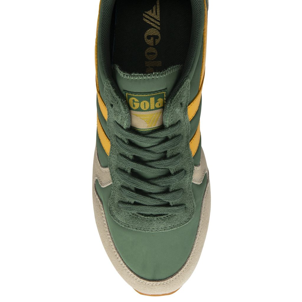 Gola Classics Daytona Chute Sneakers Evergreen Bone Sun CZ | HIUA-93472