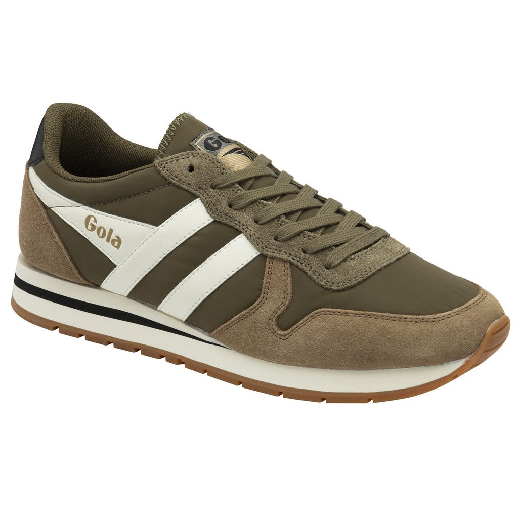 Gola Classics Daytona Chute Sneakers Hnědožlutý Bílé CZ | GKHW-38659