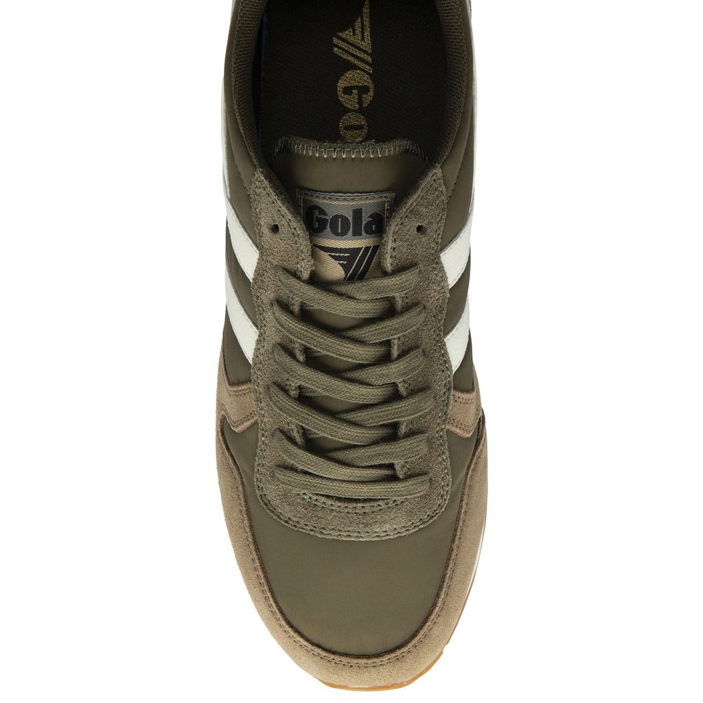 Gola Classics Daytona Chute Sneakers Hnědožlutý Bílé CZ | GKHW-38659