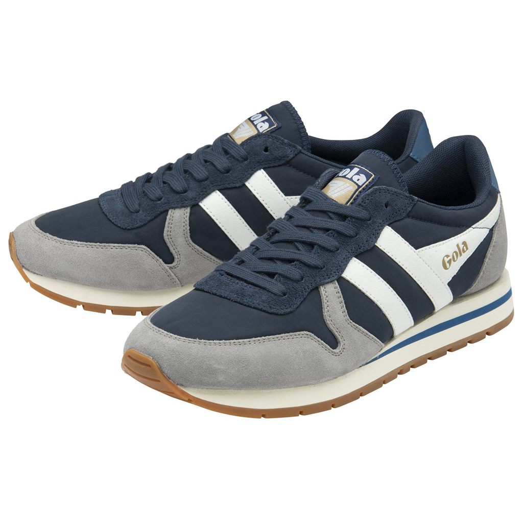 Gola Classics Daytona Chute Sneakers Tmavě Blankyt Bílé CZ | LMJV-56381