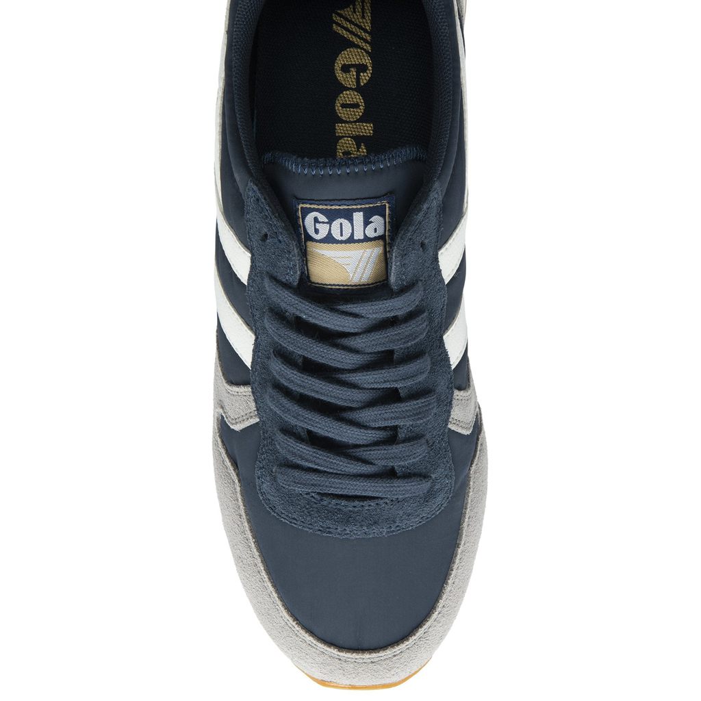 Gola Classics Daytona Chute Sneakers Tmavě Blankyt Bílé CZ | LMJV-56381