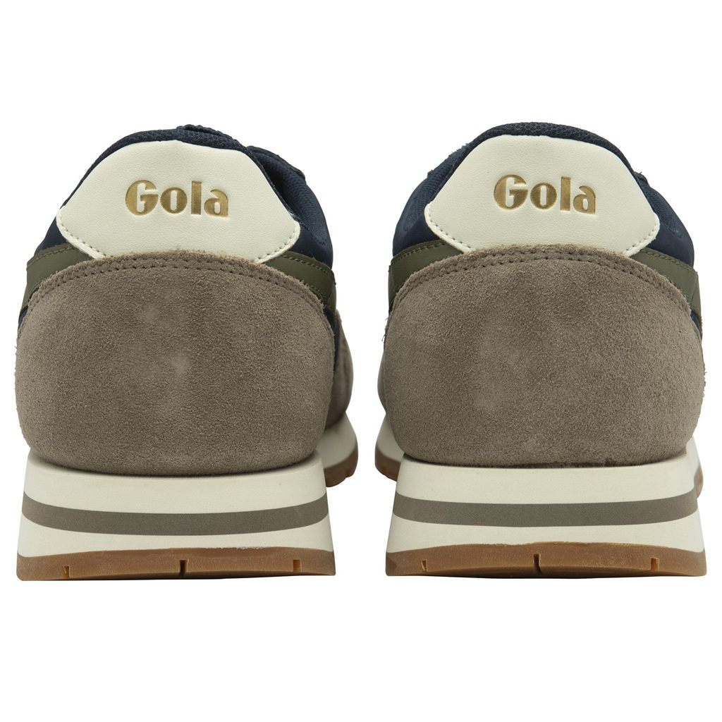 Gola Classics Daytona Chute Sneakers Tmavě Blankyt Hnědožlutý CZ | RAKL-56170