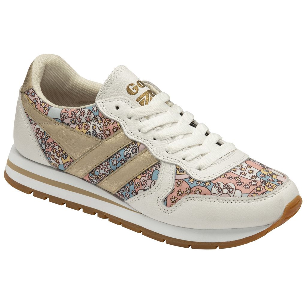 Gola Classics Daytona LBTY CP Sneakers Bílé Zlaté CZ | RGFM-14376