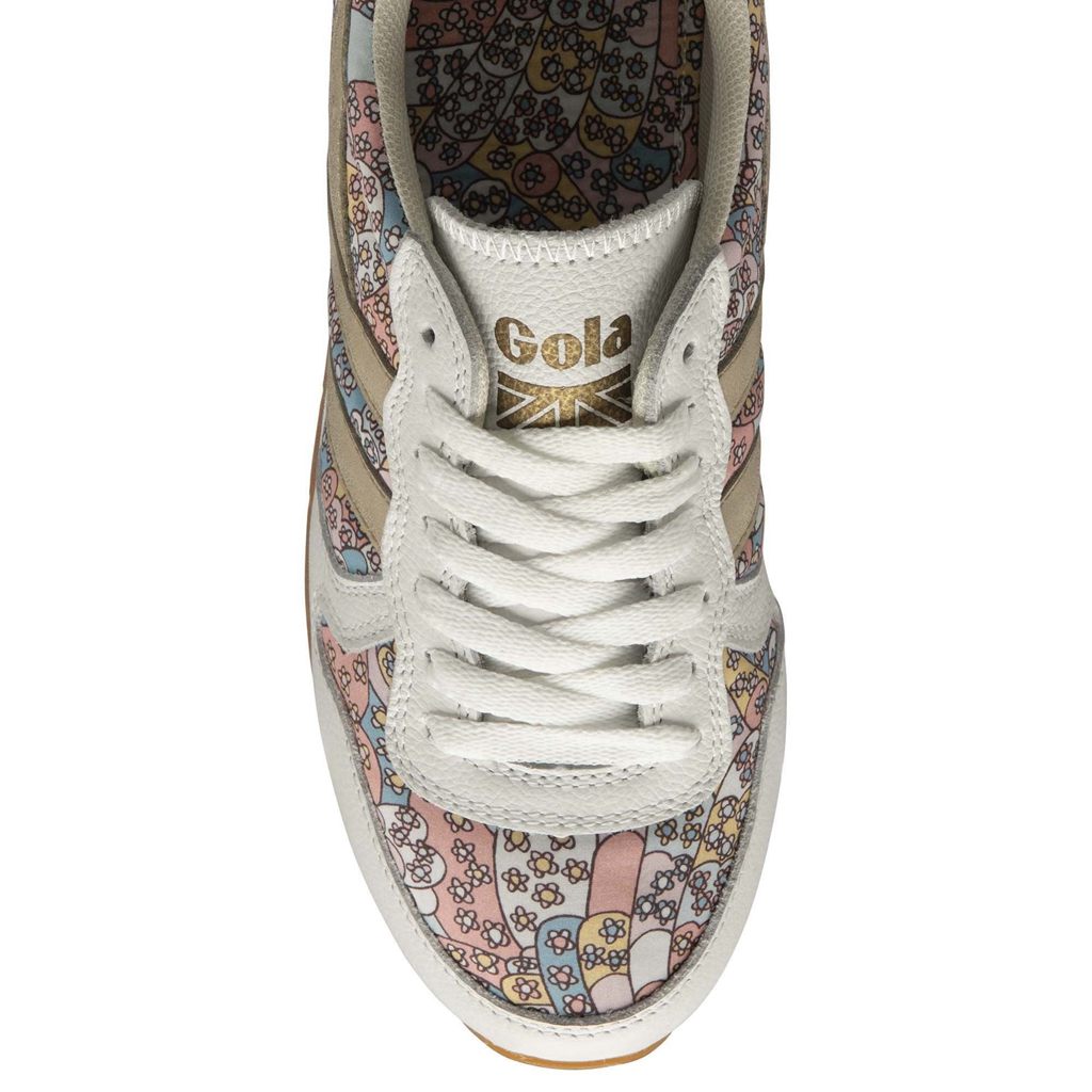 Gola Classics Daytona LBTY CP Sneakers Bílé Zlaté CZ | RGFM-14376