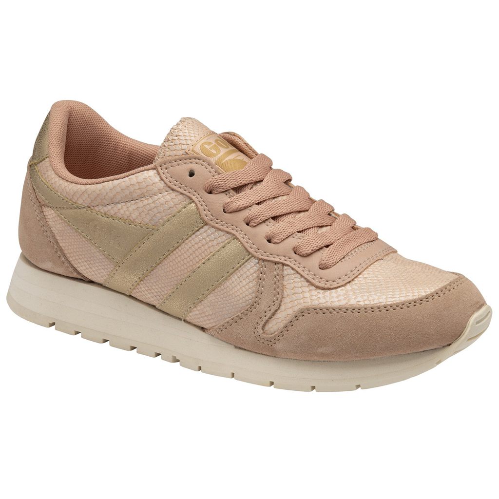 Gola Classics Daytona Lizard Sneakers Růžové Zlaté CZ | KFMN-93574