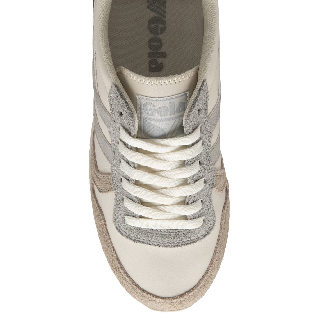 Gola Classics Daytona Quadrant Sneakers Bílé Šedé Stříbrné CZ | CLGS-98205