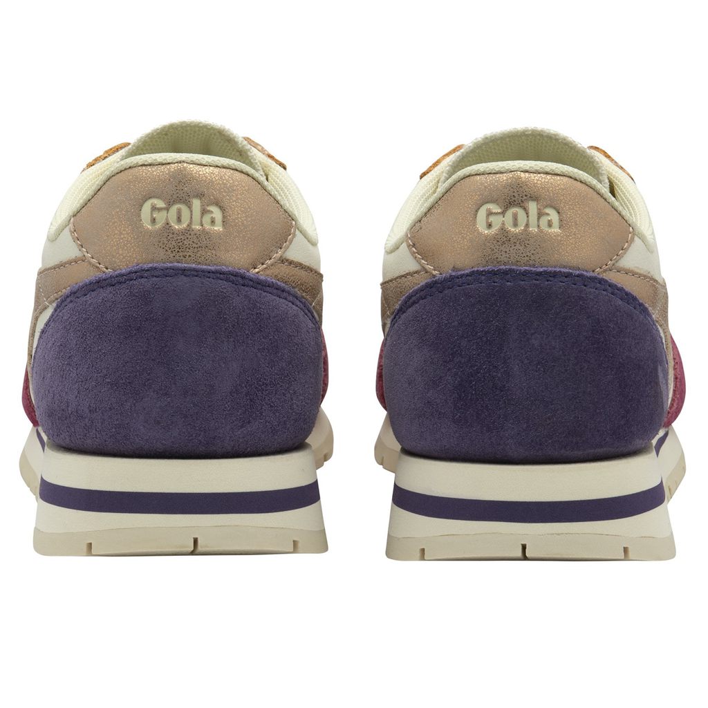 Gola Classics Daytona Quadrant Sneakers Bílé Růžové Zlaté CZ | TEIC-01923