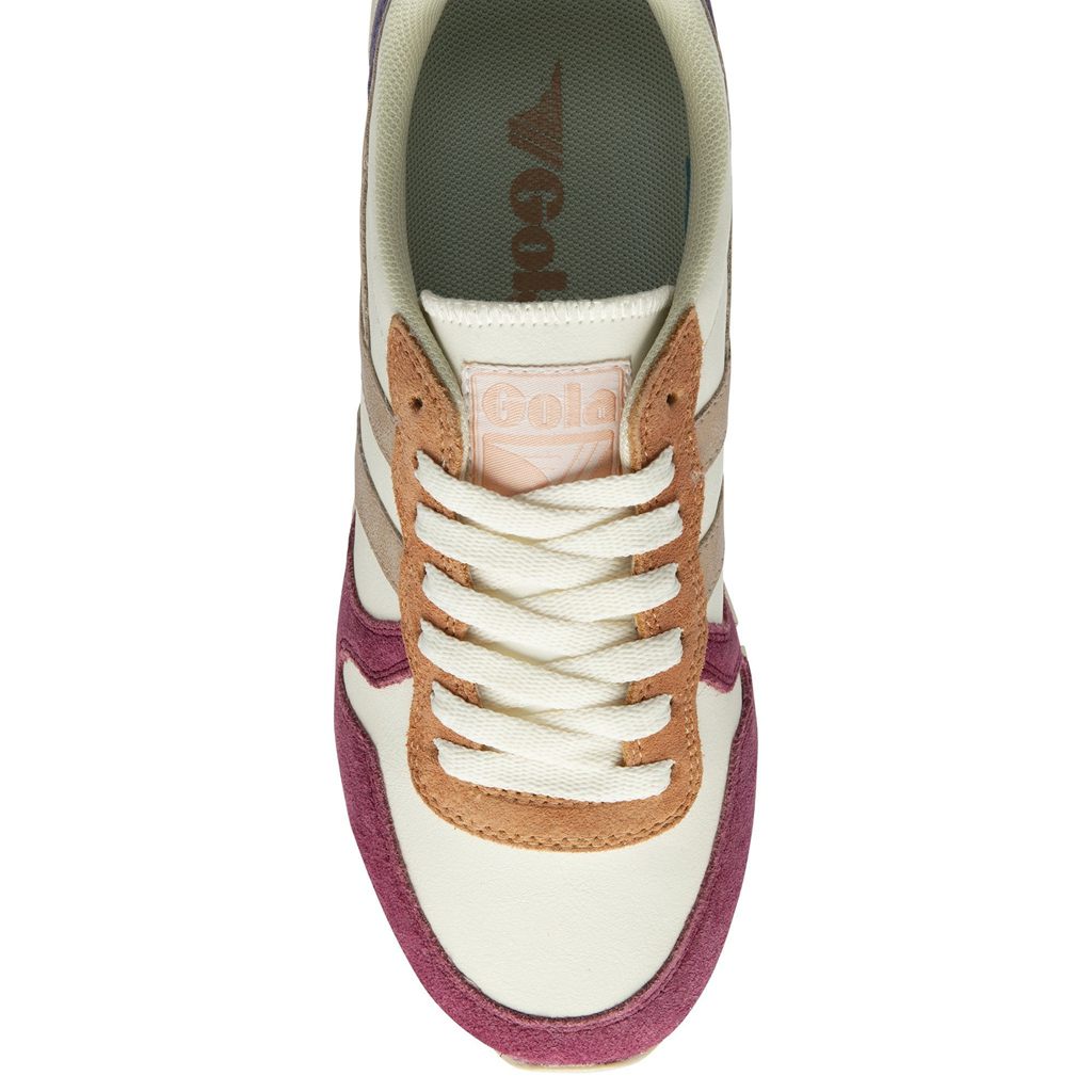 Gola Classics Daytona Quadrant Sneakers Bílé Růžové Zlaté CZ | TEIC-01923