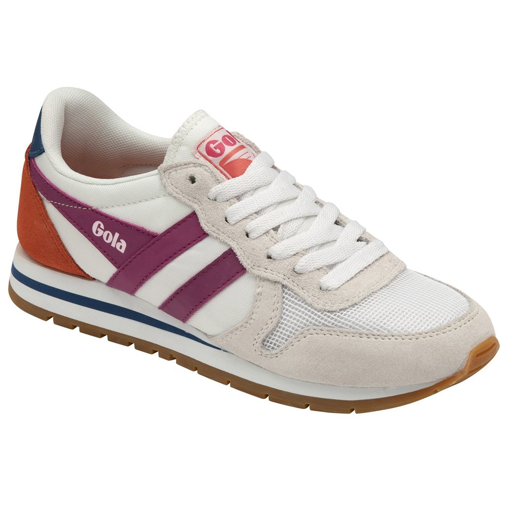 Gola Classics Daytona Sneakers Bílé Fuchsie Blankyt CZ | YMWO-40978