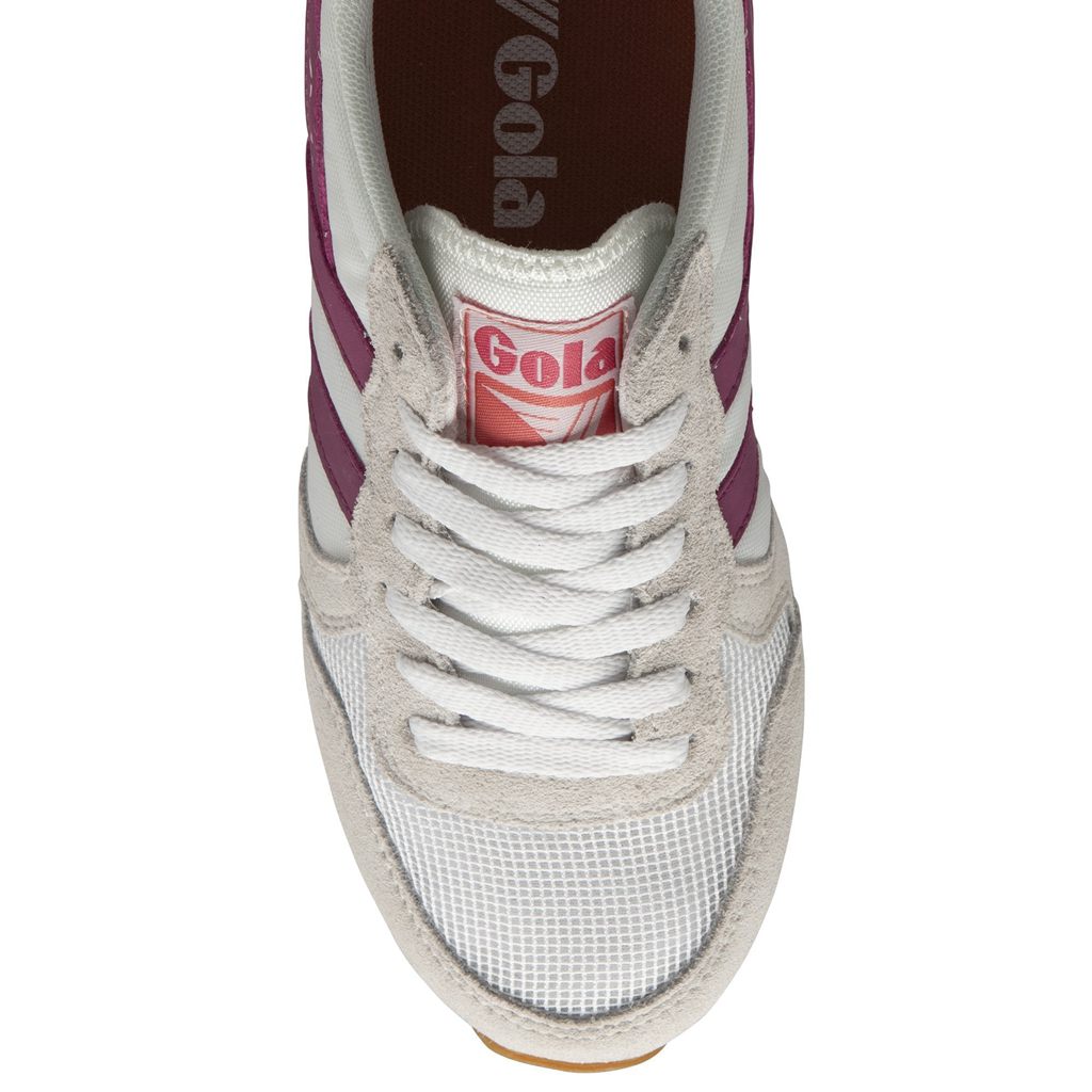 Gola Classics Daytona Sneakers Bílé Fuchsie Blankyt CZ | YMWO-40978