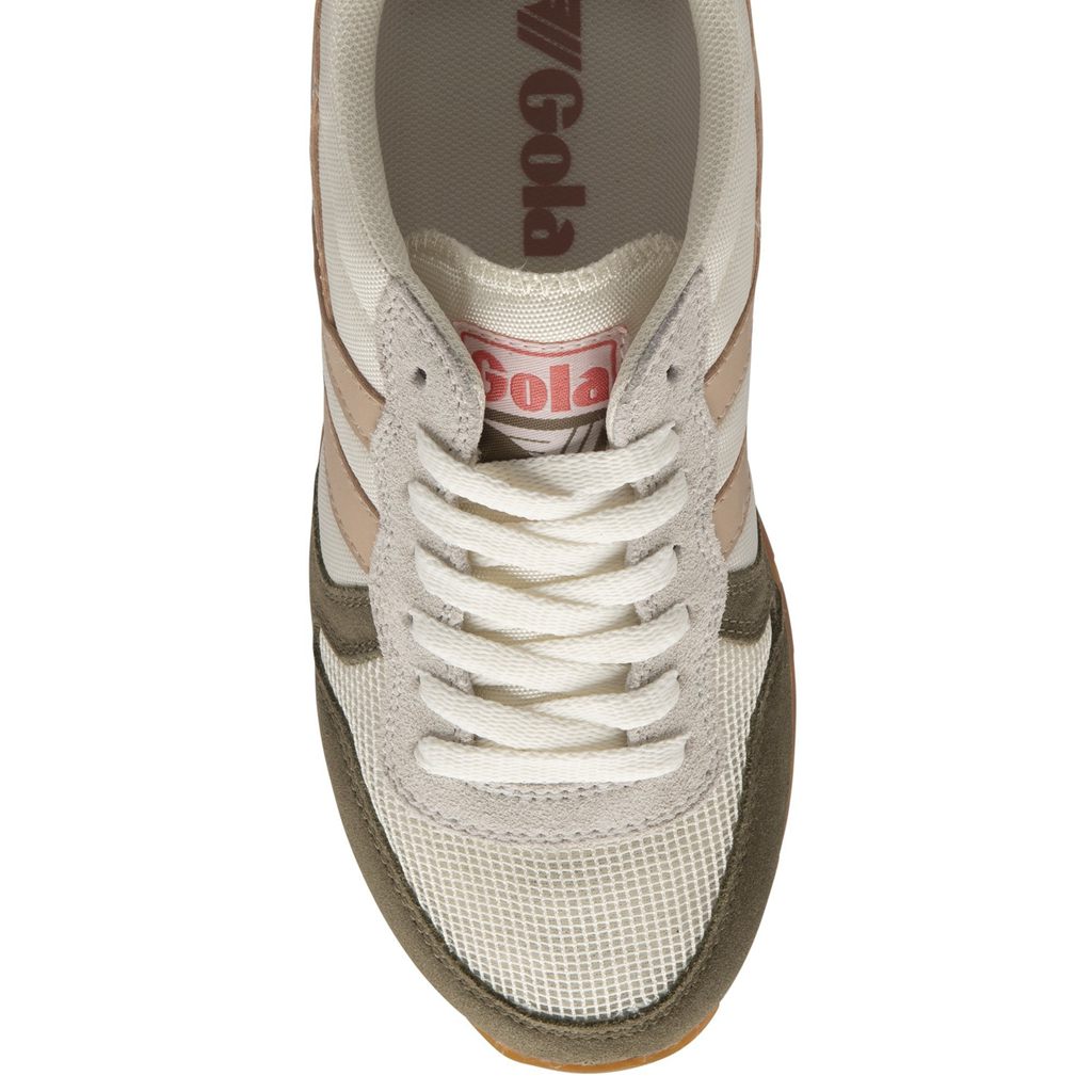 Gola Classics Daytona Sneakers Bílé Hnědožlutý Růžové CZ | YHFJ-08362