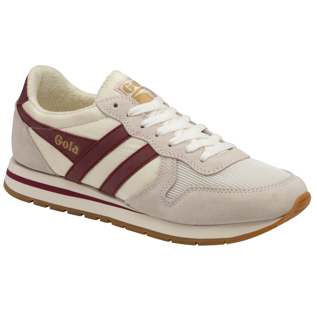 Gola Classics Daytona Sneakers Bílé Tmavě Červené CZ | AOTC-65890