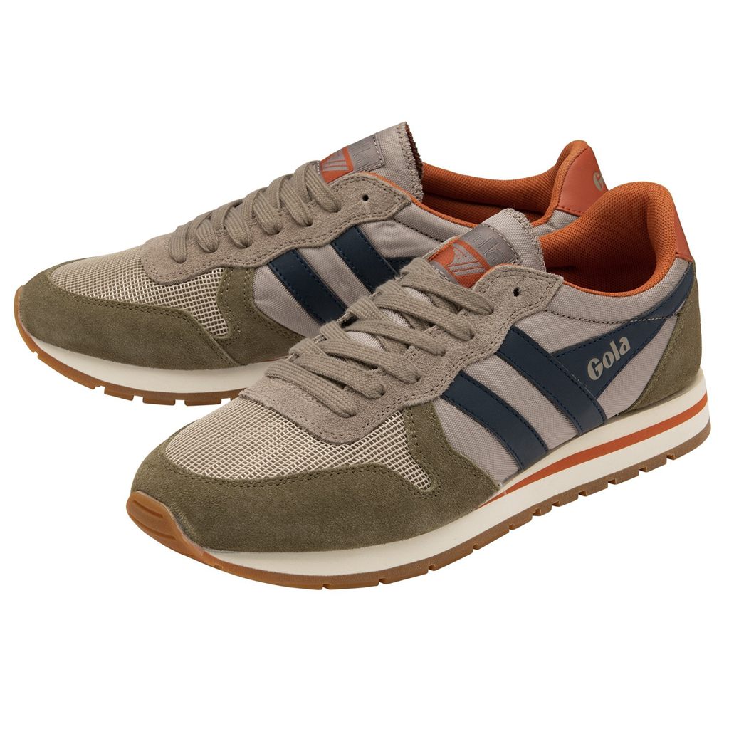 Gola Classics Daytona Sneakers Hnědožlutý Tmavě Blankyt CZ | VMEI-91036