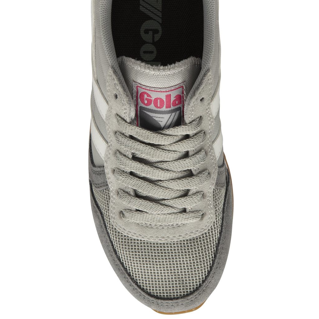 Gola Classics Daytona Sneakers Světle Šedé Bílé Růžové CZ | KONQ-68125