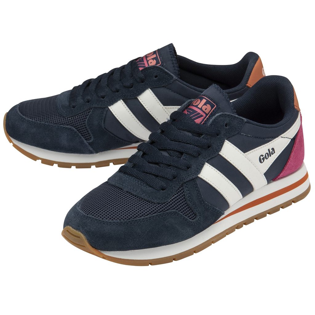 Gola Classics Daytona Sneakers Tmavě Blankyt Bílé Koralove CZ | DQOL-15630