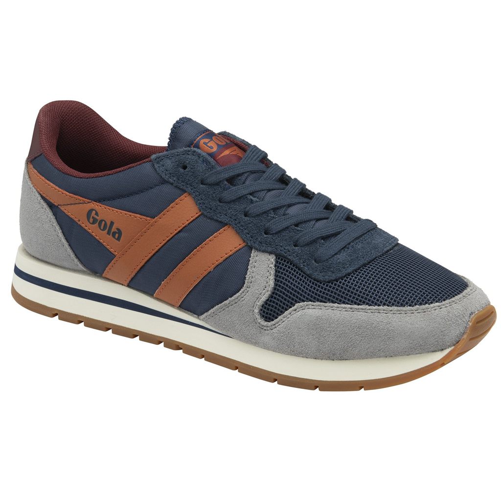 Gola Classics Daytona Sneakers Tmavě Blankyt Oranžové CZ | LIXJ-76490