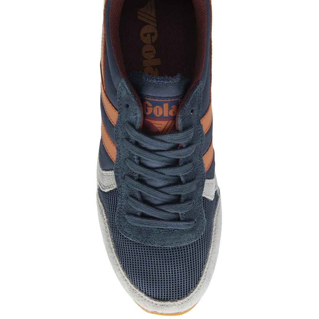 Gola Classics Daytona Sneakers Tmavě Blankyt Oranžové CZ | LIXJ-76490