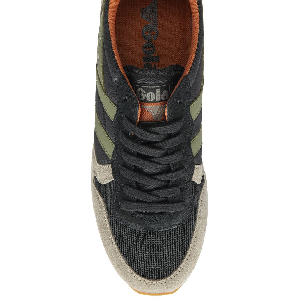 Gola Classics Daytona Sneakers Černé Hnědožlutý CZ | TIOE-31642