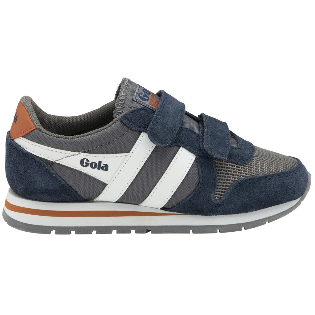 Gola Classics Daytona Strap Sneakers Tmavě Blankyt Bílé CZ | BGIR-21560