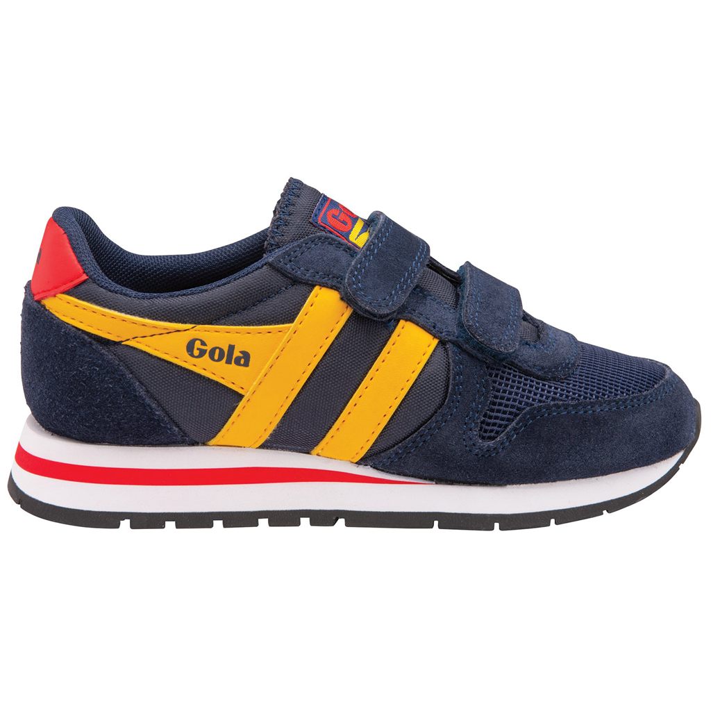 Gola Classics Daytona Strap Sneakers Tmavě Blankyt Červené CZ | RYWU-92316