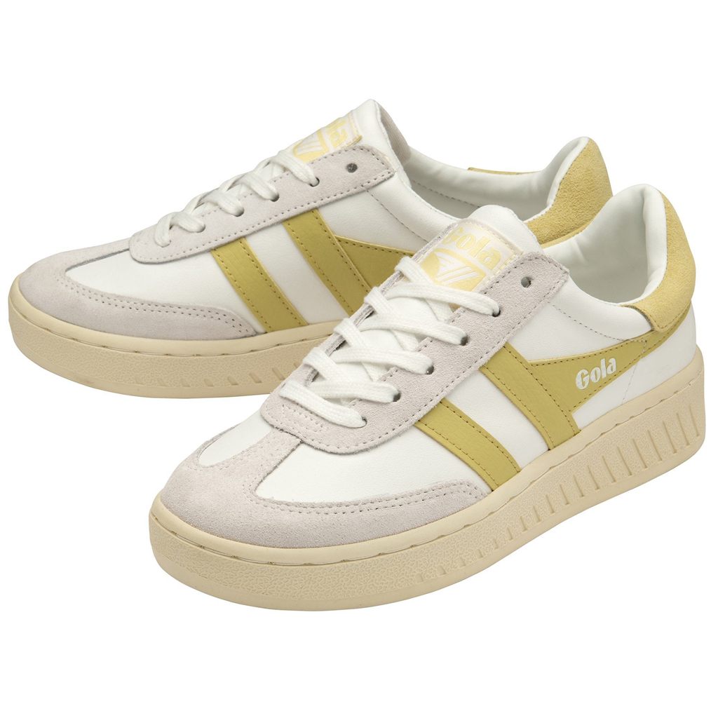 Gola Classics Dropshot Sneakers Bílé Citrón CZ | ORCU-05132