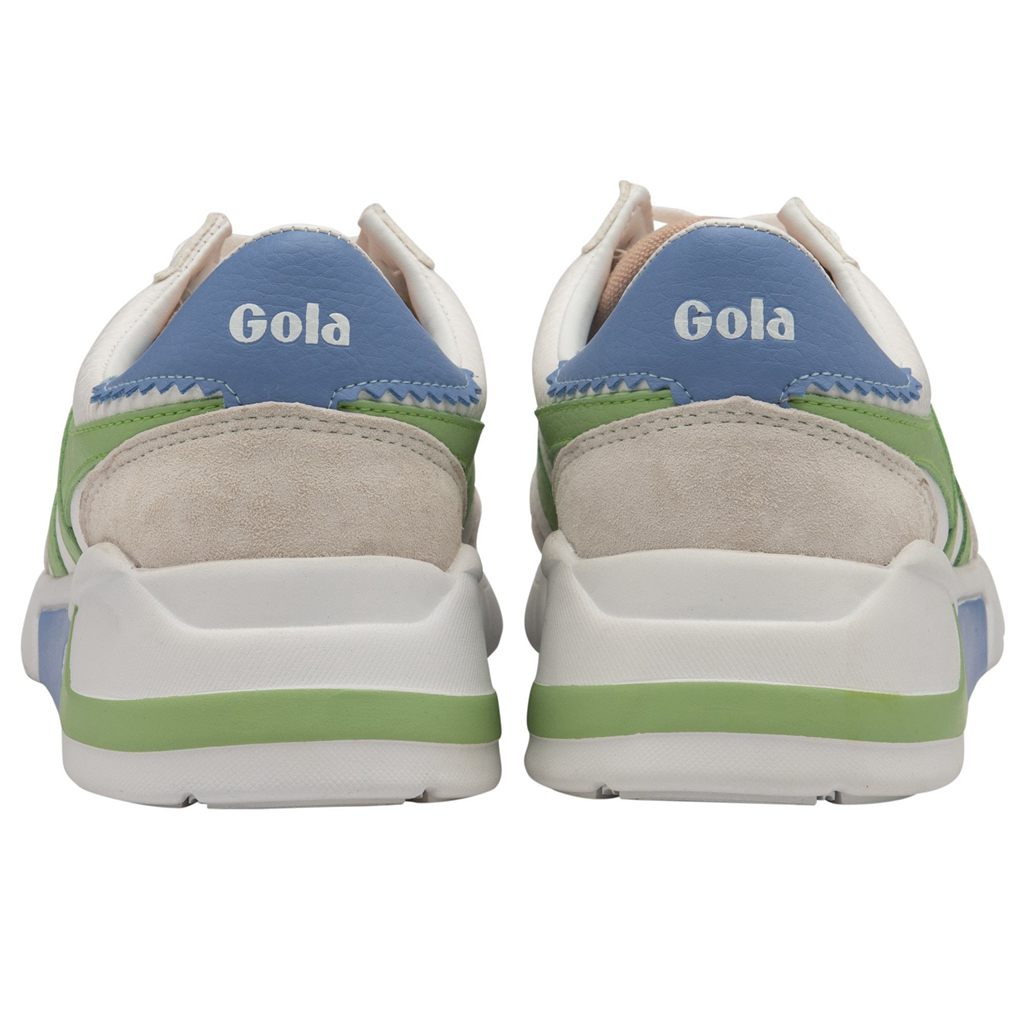 Gola Classics Eclipse California Sneakers Bílé Zelene Blankyt CZ | OQUP-98701