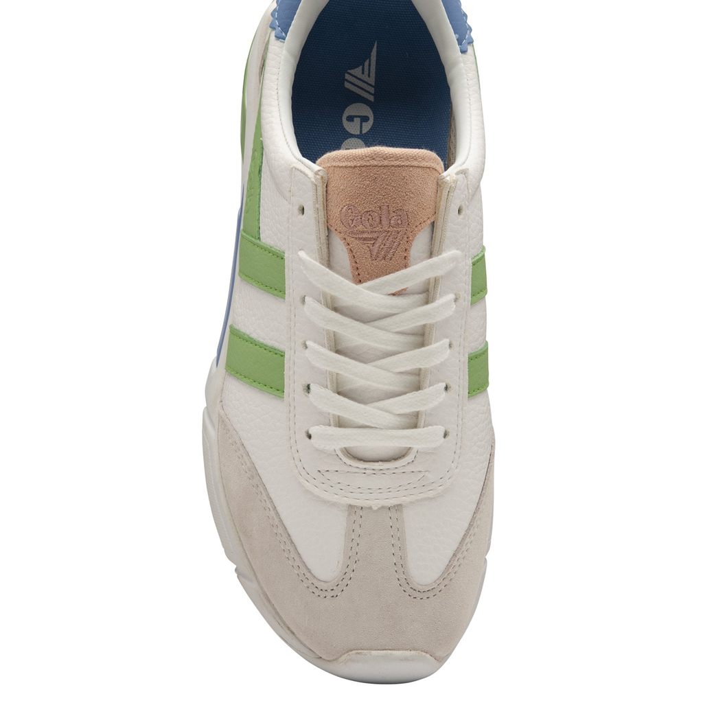 Gola Classics Eclipse California Sneakers Bílé Zelene Blankyt CZ | OQUP-98701