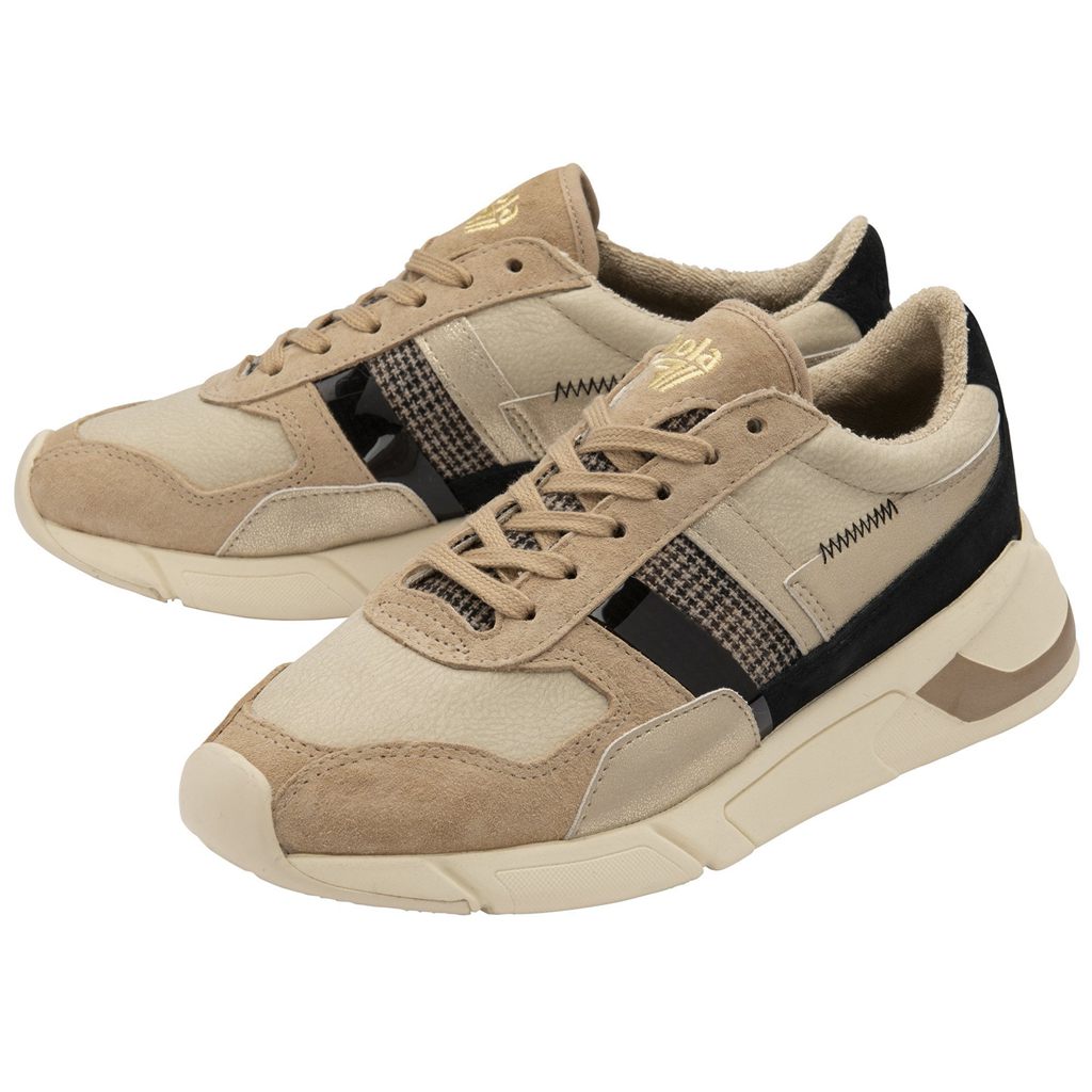Gola Classics Eclipse Mode Sneakers Oat Tweed Multi CZ | SAVL-84926
