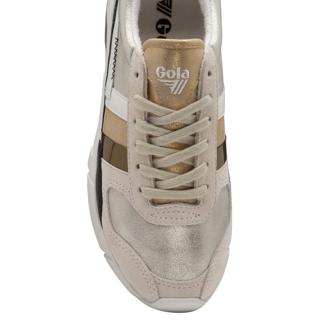 Gola Classics Eclipse Mode Sneakers Stříbrné Zlaté CZ | KNUR-15923