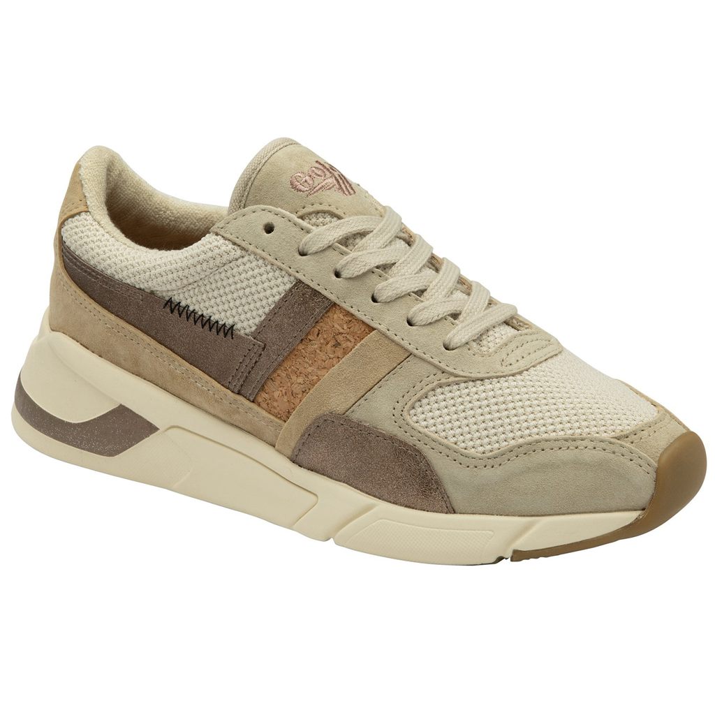 Gola Classics Eclipse Mode Sneakers Wheat Oat Bronze CZ | MPIX-92684