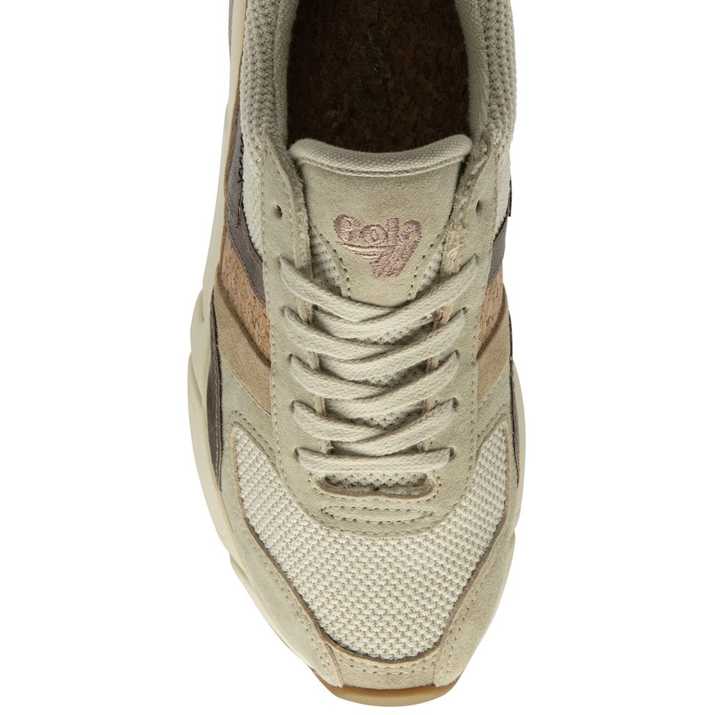 Gola Classics Eclipse Mode Sneakers Wheat Oat Bronze CZ | MPIX-92684